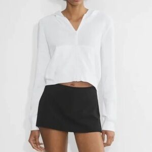 Aritzia TNA Waffle Knit Zip-Up Hoodie